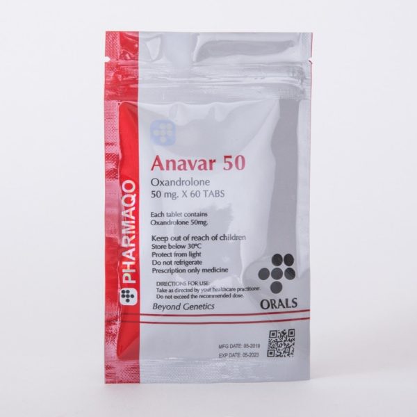 6 x Pharmaqo Anavar 50mg x 60