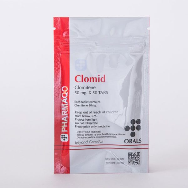 6 x Pharmaqo Clomid 50mg x 50