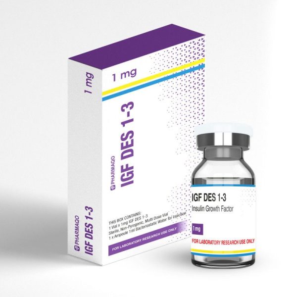 6 x Pharmaqo IGF DES 1-3 1mg
