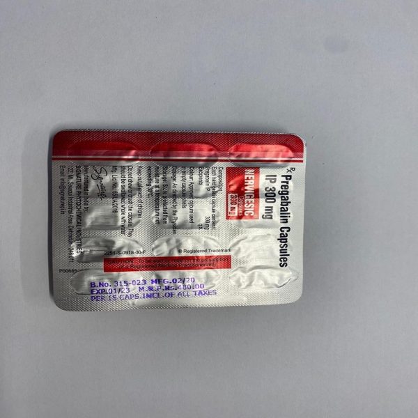 6 x Pregabalin Pain Relief 300mg X 15