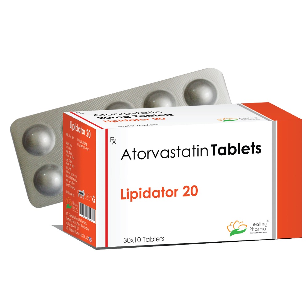 Lipidator-20 Atorvastatin tablets 20mg