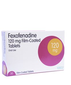 6x Fexofenadine 120mg x 10 tablets