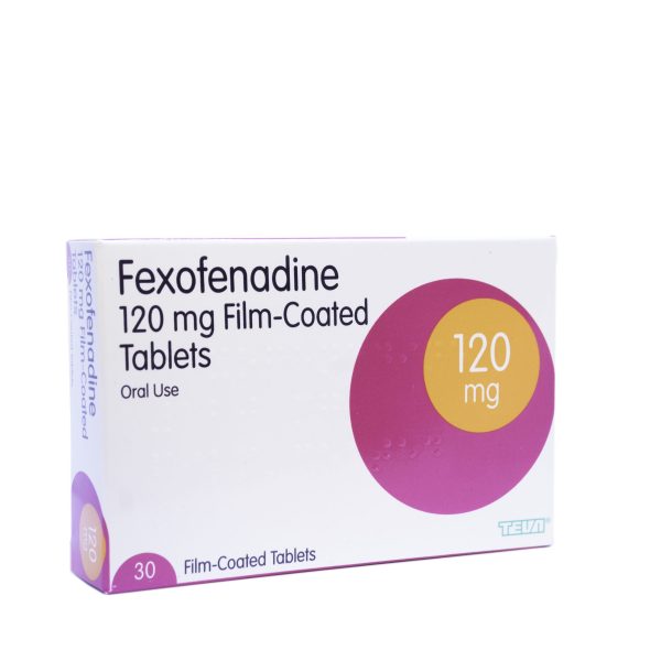6x Fexofenadine 120mg x 10 tablets
