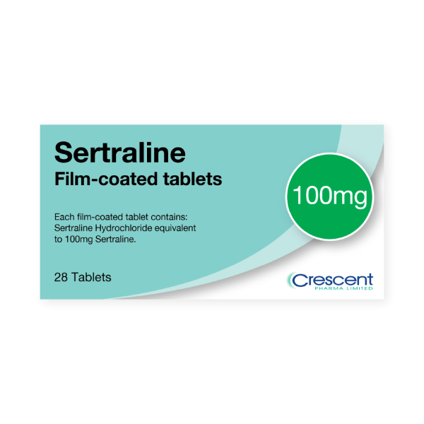 Sertraline 100mg x 30 tablets